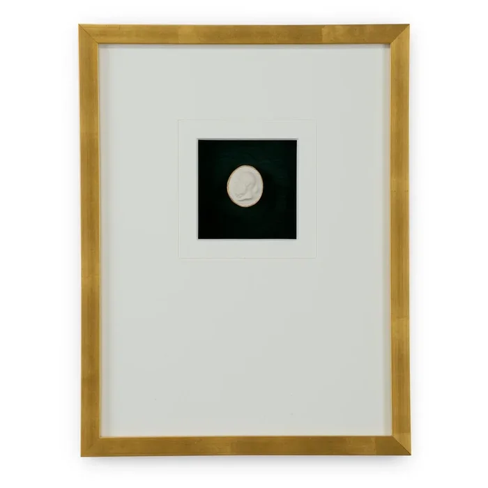 “Golden Impressions” – Plaster Intaglios in Gold Leaf Frame