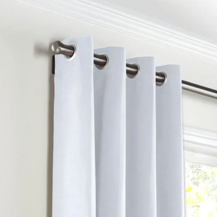 Grommet Drapery in Classic Linen – Bermuda