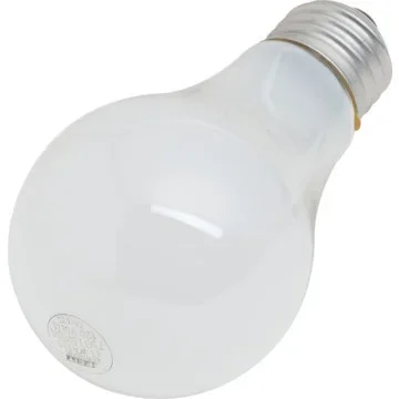 Halogen Bulb Value Light 43W A19 Medium Base White 24/Pk