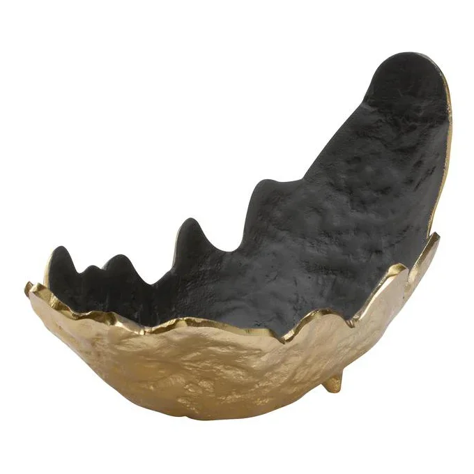 Hammered Aluminum Layered Texture Vessel