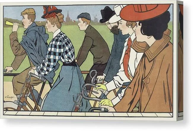 Hammers Bicycles Canvas Print
