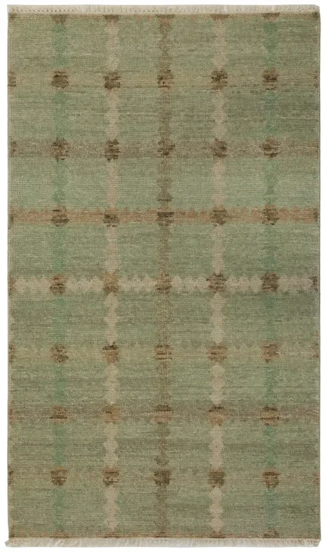 Hooked Handwoven Transitional Rug, J78200
