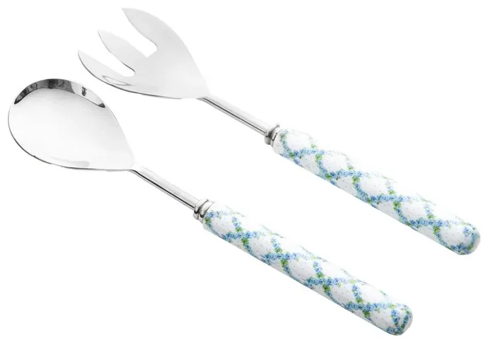 Hydrangea Garden Salad Servers
