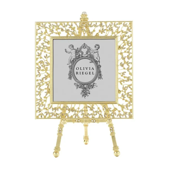 Isadora Gold Photo Frame on Easel