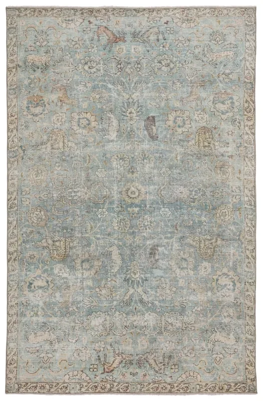 Jaipur Boheme Stag Boh17 Teal/Gold Rugs