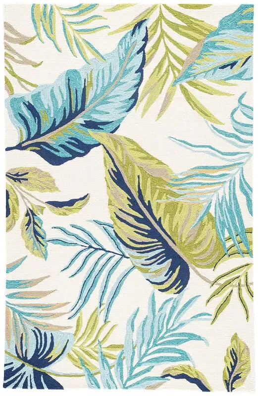 Jaipur Catalina Fraise Cat52 Egret / Foliage Rugs