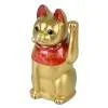 Japanese Maneki Neko Beckoning Cat Gold