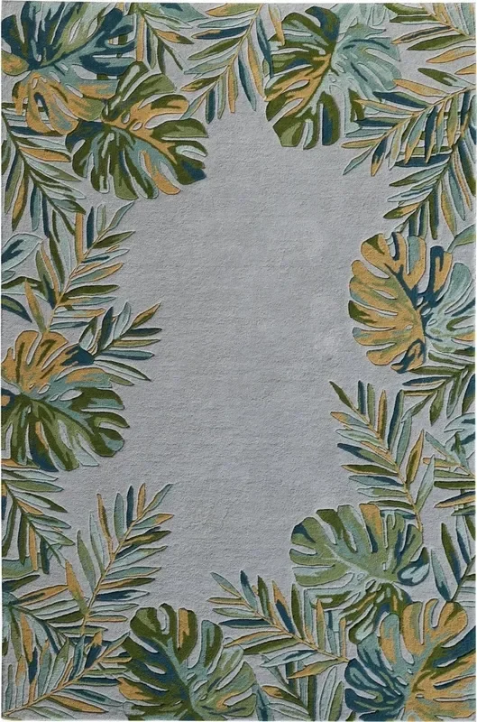 KAS Cove 3003 Tropics Grey/Green Rug