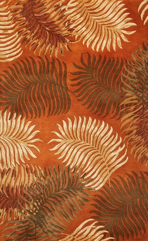 KAS Havana 2623 Fern View Rust Rugs