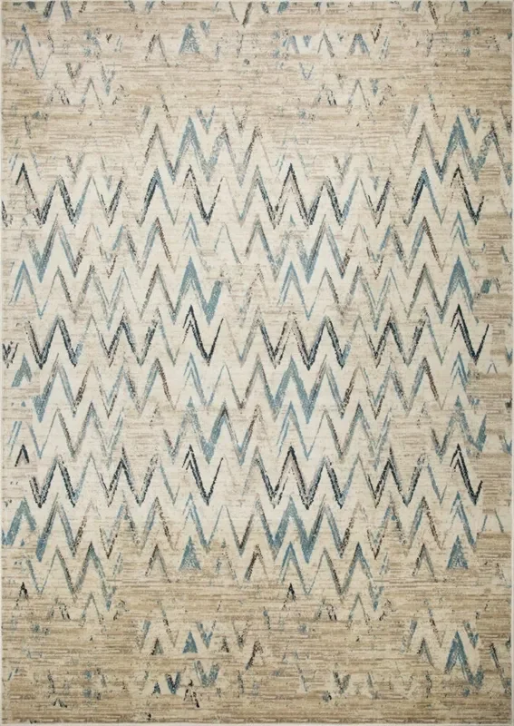 KAS Heritage 9364 Chevron Ivory Rug