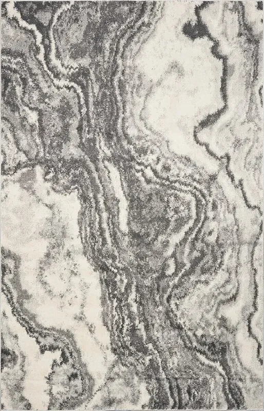 KAS Watercolors 6235 Landscape Ivory / Grey Rugs