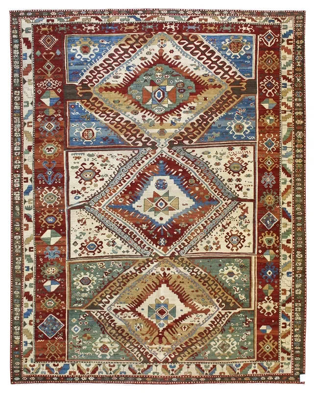 Kazak Handwoven Tribal Rug, J46689