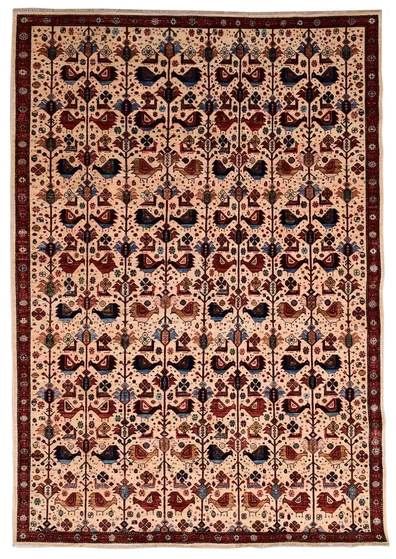 Khamseh Handwoven Tribal Rug, J65036