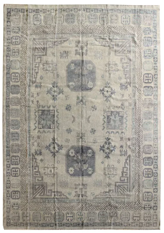 Khotan Handwoven Traditional Rug, J39020