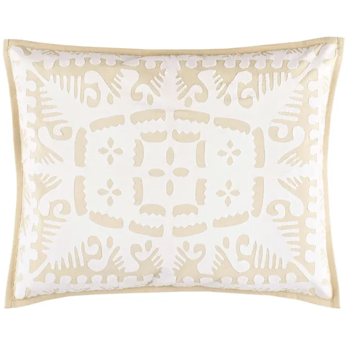 Knight Wood Cutwork Standard Sham