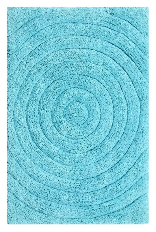 Knightsbridge Echo 220 GSF Non Skid Back Bath Rug 17″ x 24″ – Aqua