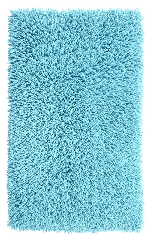 Knightsbridge Melbourne 220 GSF Non Skid Back Bath Rug 21 x 34 – Aqua
