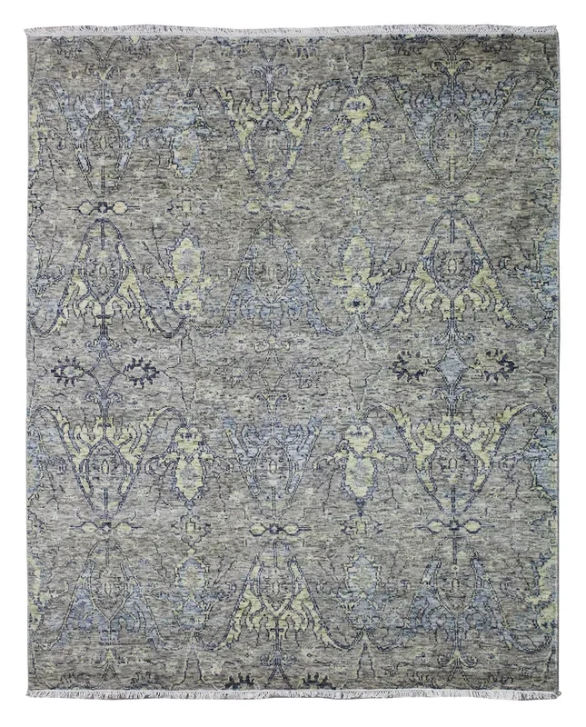 Large Arabesque Handwoven Transitional Rug, J62870