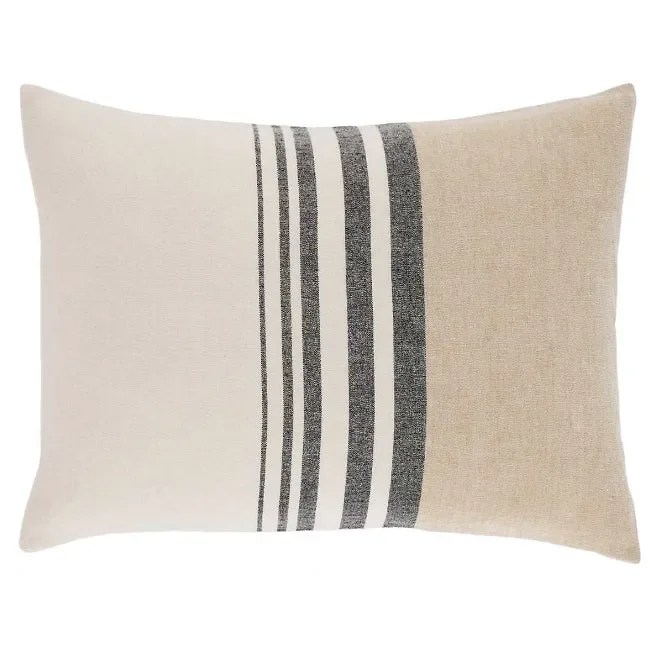 Linen Chenille Stripe Standard Sham