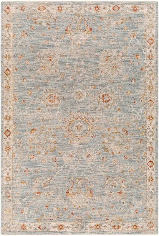 Livabliss Avant Garde Avt-2322 Denim, Pale Blue, Burnt Orange, Mustard Rugs