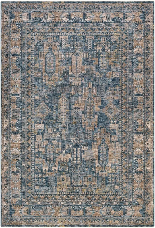 Livabliss Mirabel Mbe-2301 Navy, Denim, Cream, Dark Brown Rugs