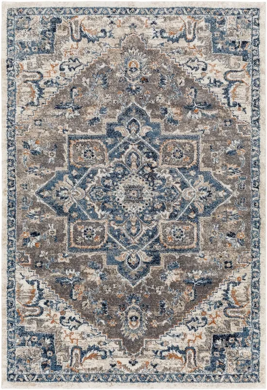 Livabliss Tuscany Tus-2335 Blue, Cream Rug