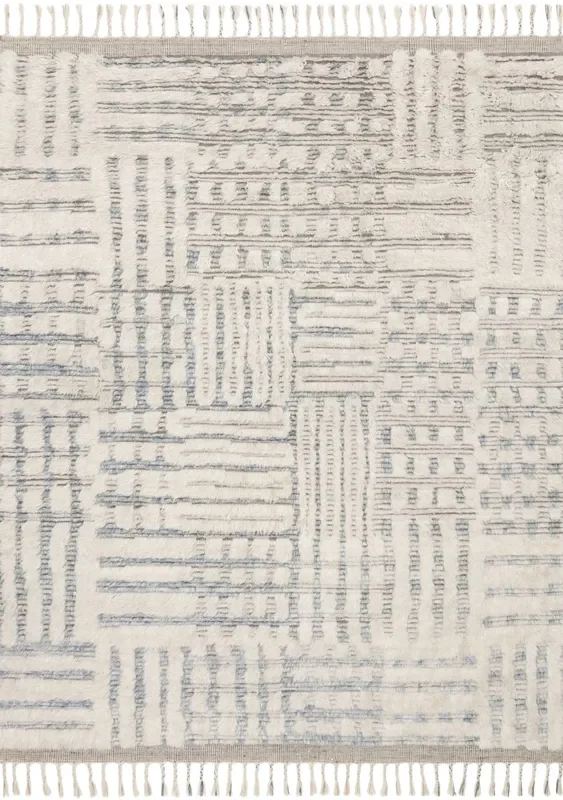 Loloi Khalid Kf-01 Ivory/Sky Rugs