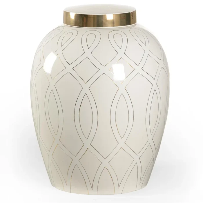 “Lustrous Geometry” Jar or Vase