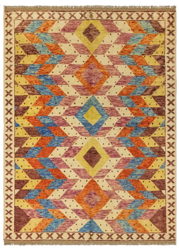 Maimana Handwoven Tribal Rug, J79499