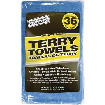 Maintenance Warehouse 14 x 17″ Terry Cloth Cleaning Towel, Blue Box Of 36