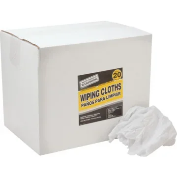 Maintenance Warehouse White Sheet Wipers Box Of 20 Pounds
