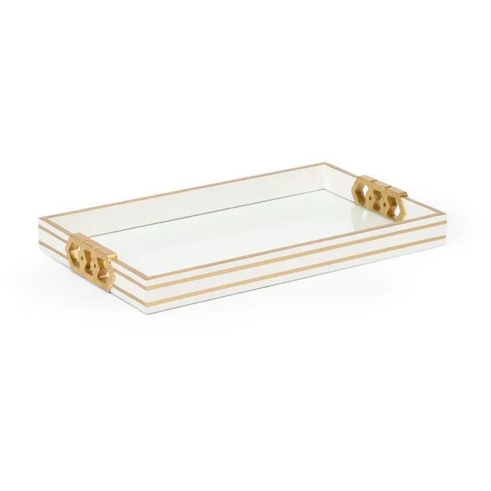 Metallic Honeycomb Serving Tray