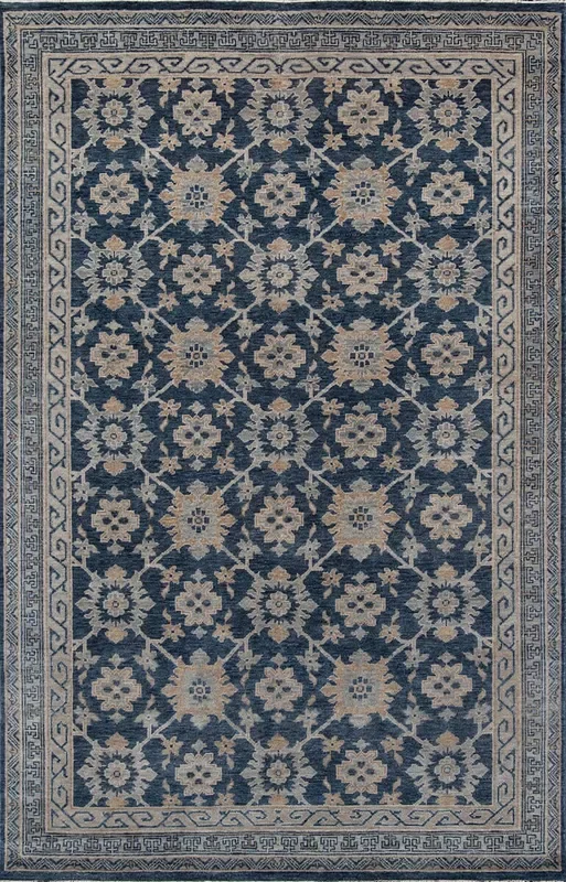 Momeni Banaras Bnr-1 Blue Rugs