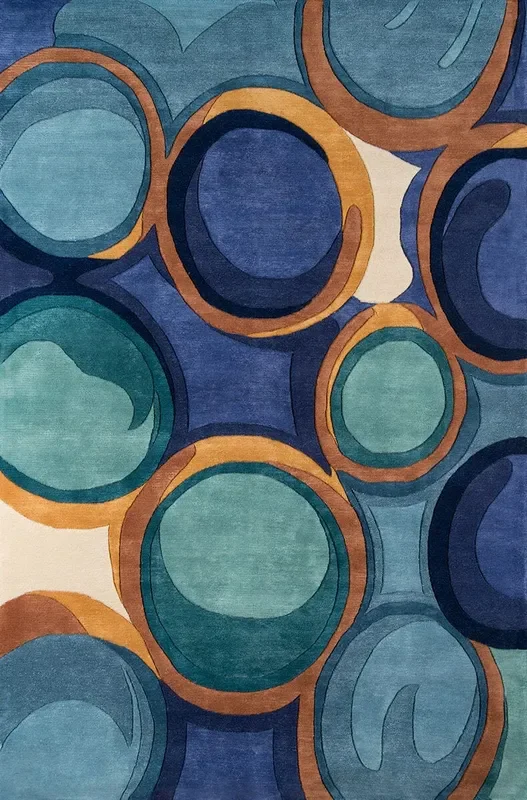 Momeni New Wave nw133 Blue Rugs