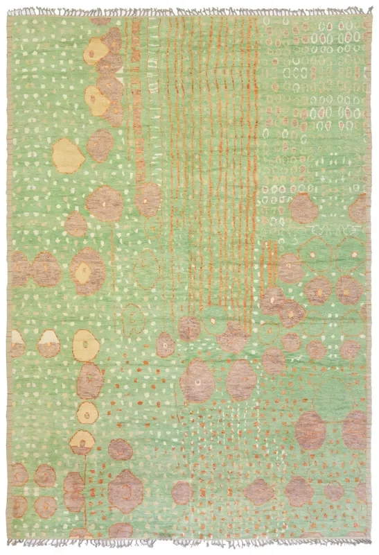 Moroccan Handwoven Tribal Rug, J72181