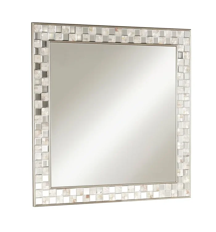 Nasa – Accent Mirror – Mirrored & Mother of Pearl