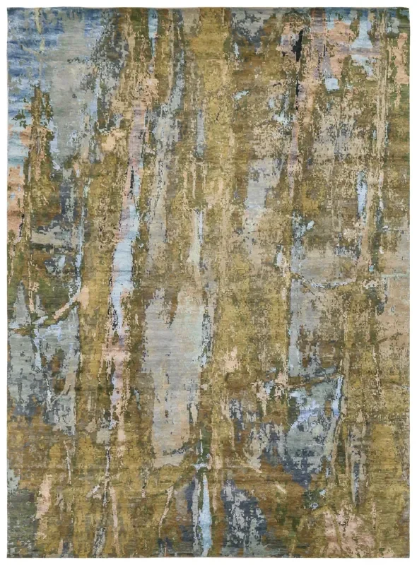Nature Handwoven Contemporary Rug, J76169