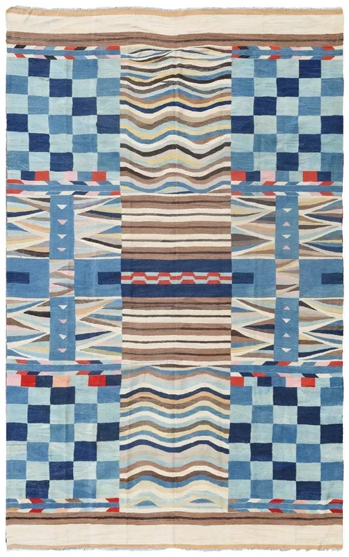 Navajo Handwoven Tribal Rug, J72926