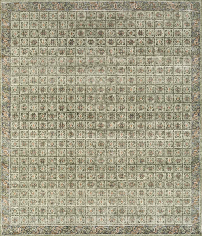 Needlepoint Handwoven Transitional Rug, J78109
