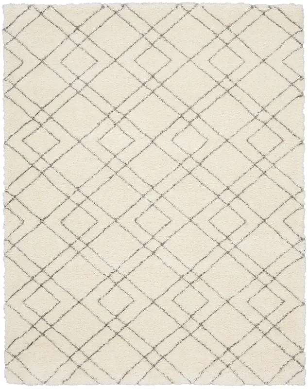 Nourison Dreamy Shag Drs07 Ivory Rug