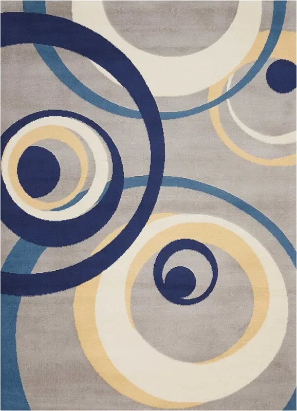 Nourison Grafix Grf21 Grey Rug