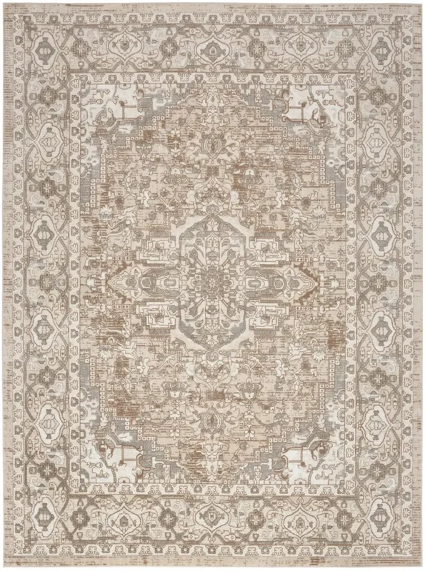 Nourison Quarry Qua05 Beige Rug