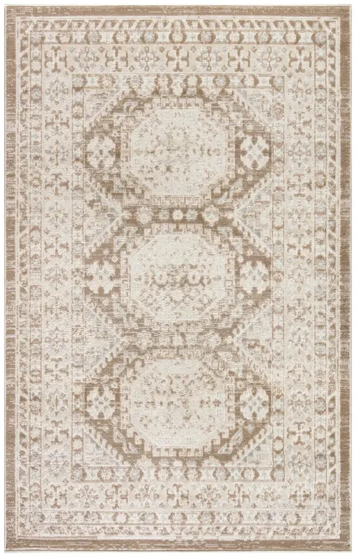 Nourison Serenity Home Srh01 Ivory Mocha Rug