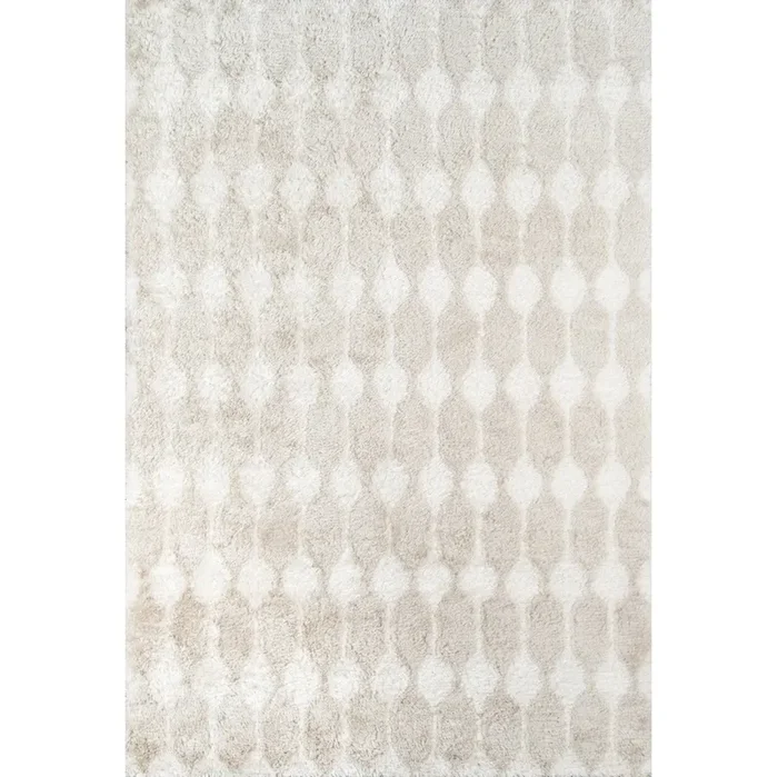 Novogratz Metro Stockings Shag Area Rug, Taupe