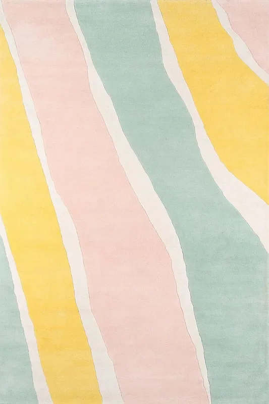 Novogratz Sorbet Pastel Modern Wool Rug