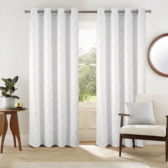 Oliva Gray Jansen Rubber Blackout Grommet Panel – White