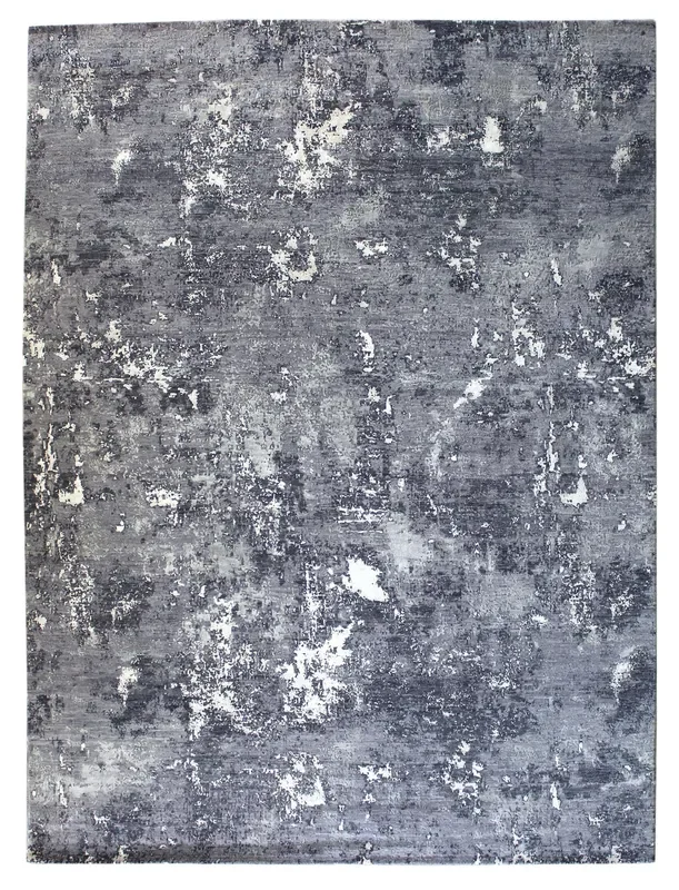 Organic Silk Handwoven Contemporary Rug, J56474