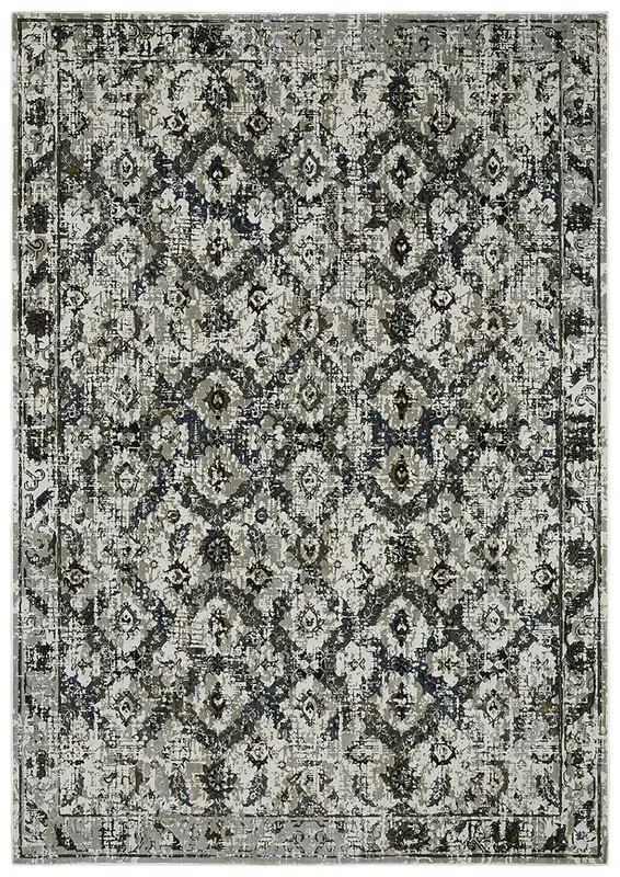 Oriental Weavers Gemini 1003E Charcoal/ Grey Rug
