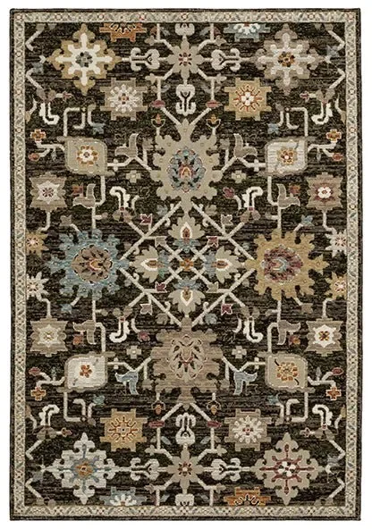 Oriental Weavers Sphinx Andorra 2396B Brown/ Multi Rug