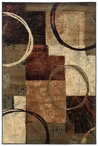 Oriental Weavers Sphinx Hudson 2544B Brown / Black Rugs